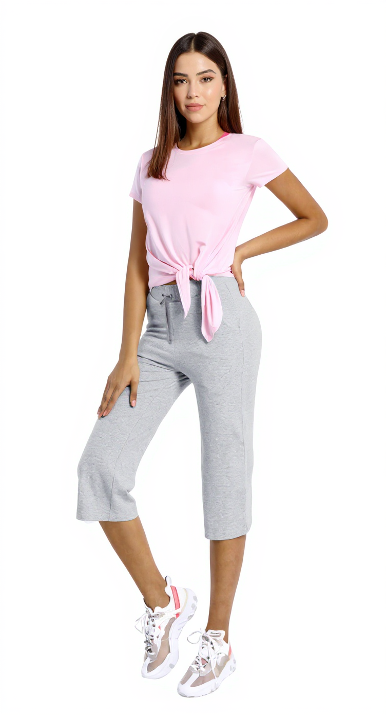 Capri Leggings in Heather Gray — The Squat-Proof Edit style look
